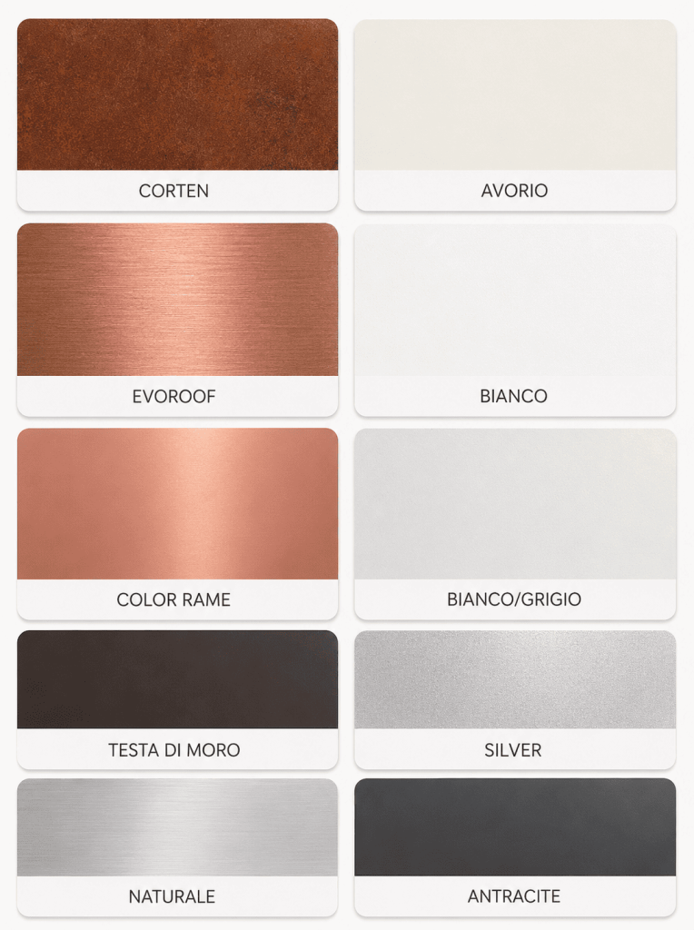 Mazzetta colori pluviali